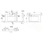 Раковина акрилова 80х50см на пральну машину ЕК10 - Зображення 4