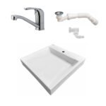 Раковина акрилова 60х60см на пральну машину ЕК02 - Зображення 9