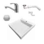 Раковина акрилова 60х60см на пральну машину ЕК02 - Зображення 13