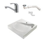 Раковина акрилова 60х58см на пральну машину ЕК03 - Зображення 7