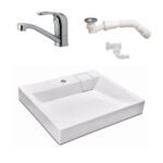 Раковина акрилова 60х52см на пральну машину ЕК05 - Зображення 8