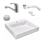 Раковина акрилова 60х52см на пральну машину ЕК05 - Зображення 12