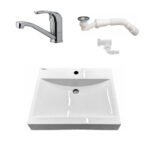 Раковина акрилова 59х49см на пральну машину ЕК07 - Зображення 7