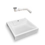 Раковина акрилова 60х60см на пральну машину ЕК12 - Зображення 7