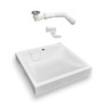 Раковина акрилова 60х60см на пральну машину ЕК12 - Зображення 8