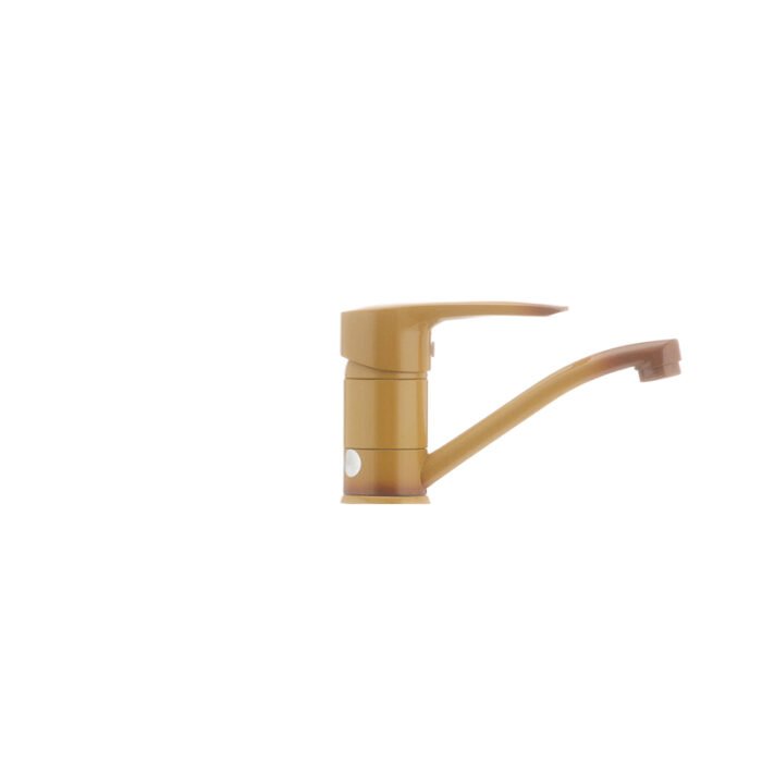 Змішувач для умивальника Haiba HANSBERG 004 (вилив 15 см) коричневий (HB0186) - Image 9